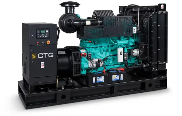 Генератор CTG 160CG — Открытое на раме — типовое фото исполнения