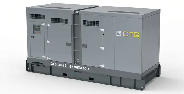 Генератор CTG 60CG — В шумозащитном кожухе — типовое фото исполнения